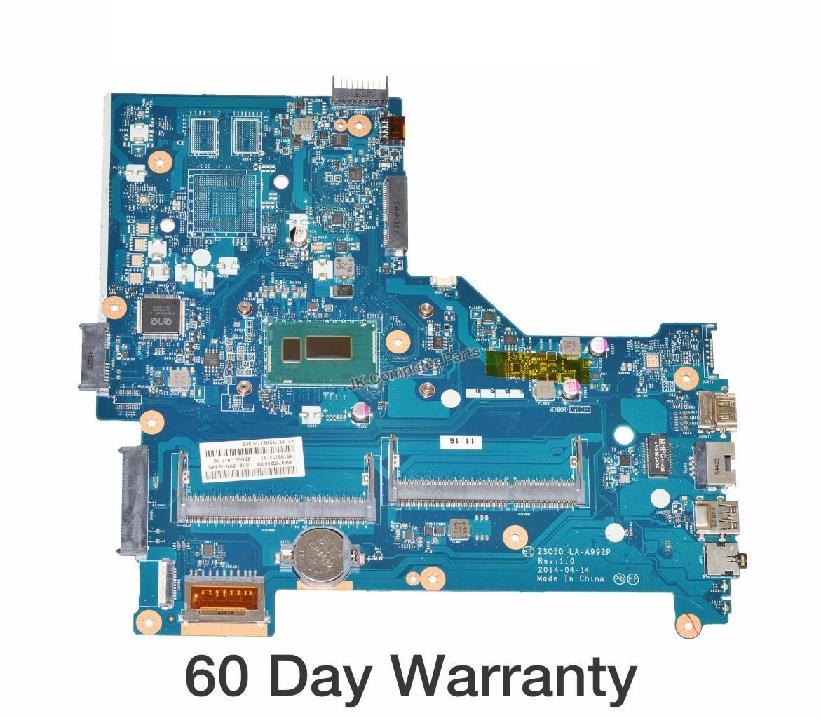 HP 15-R Motherboard Intel i3 4010U 1,7 GHz CPU ZSO50 765444-001